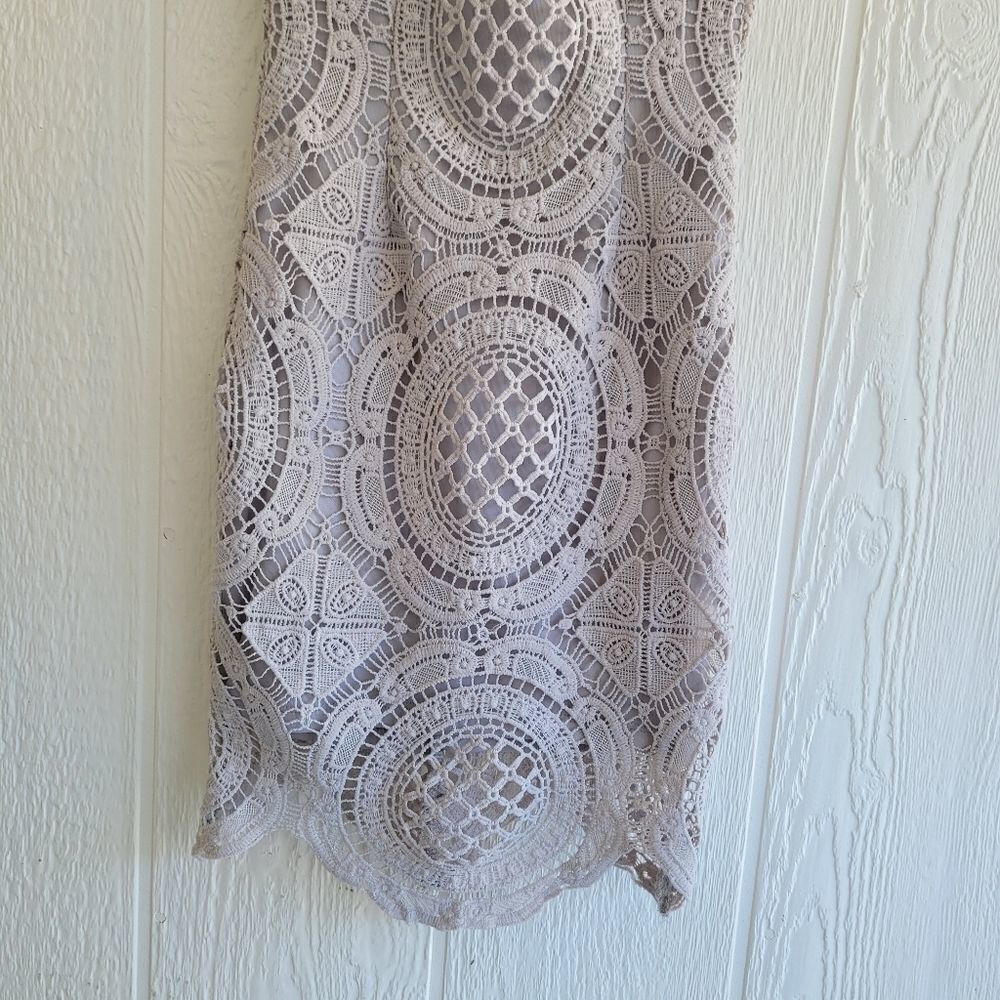 Hello Molly Gray Mini Dress - Picture 6 of 12